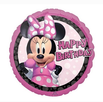 Minnie Mouse Happy Birthday Balloon - New Addition