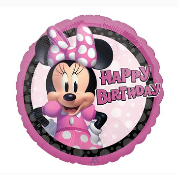 Minnie Mouse Happy Birthday Balloon