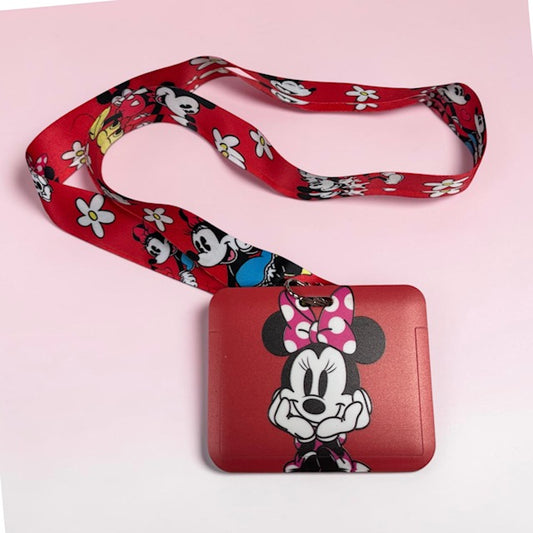 Minnie Mouse Lanyard and Badge Holder