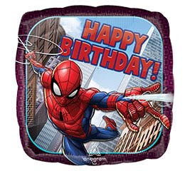 Spiderman Happy Birthday Balloon - New Addition