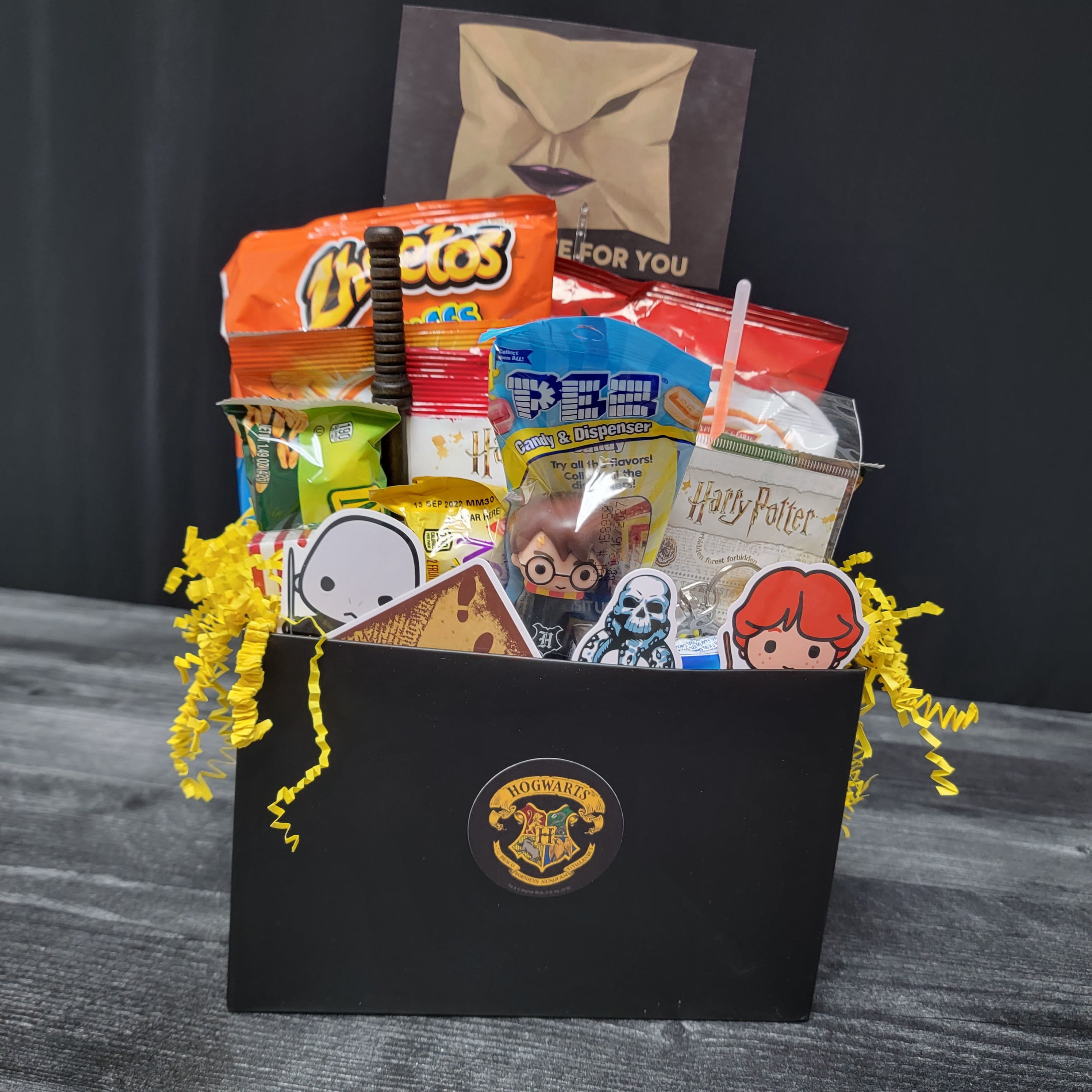 Harry Potter Spring Gift baskets with hot reusable storage bin