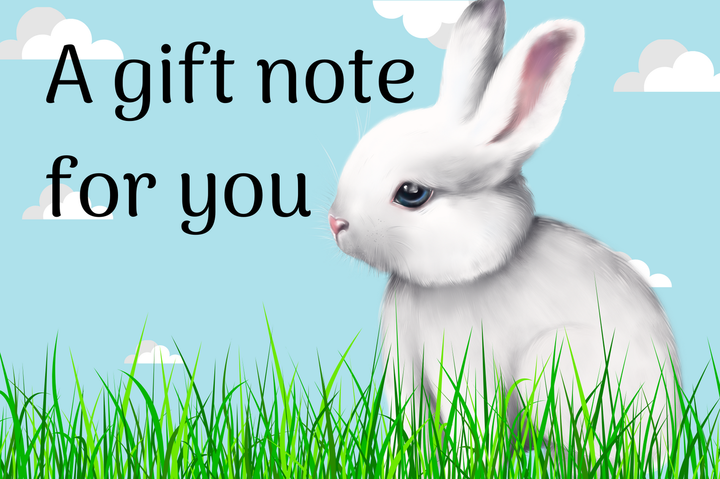 White Rabbit Easter Gift Box