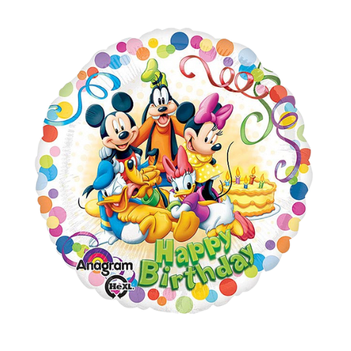 Mickey & Friends Birthday Balloon
