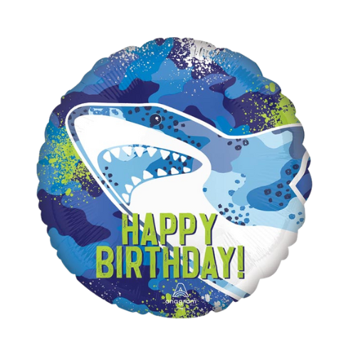 Shark Attack Birthday Balloon