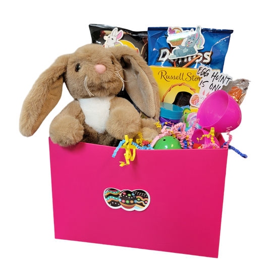 Tan Rabbit Easter Gift Box